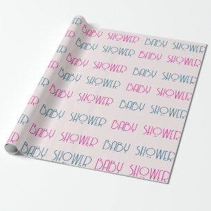 Cadeau Papier d'enveloppement doux à un Baby shower