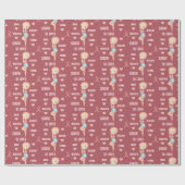 Cadeau Papier d'enveloppement du cancer du sein (Plat)