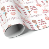 Cadeau Papier d'enveloppement du cancer du sein (Coin rond)