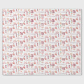 Cadeau Papier d'enveloppement du cancer du sein (Plat)