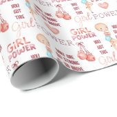 Cadeau Papier d'enveloppement du cancer du sein (Coin rond)