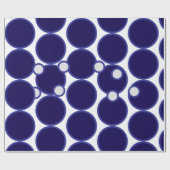 Cadeau Papier d'enveloppement du cercle festif (Plat)