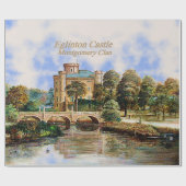 Cadeau Papier d'enveloppement du château Eglinton de Mont (Plat)