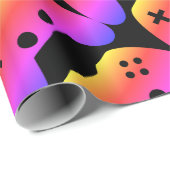 Cadeau Papier d'enveloppement du contrôleur de jeu vidéo (Coin rond)