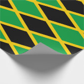 Cadeau Papier d'enveloppement du drapeau jamaïcain (Coin)