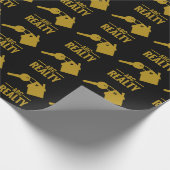 Cadeau Papier d'enveloppement du logo or (Coin)