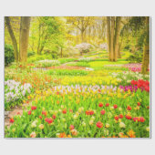 Cadeau Papier d'enveloppement du parc des Tulipes et Daff (Plat)
