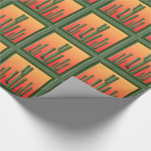 Cadeau Papier d'enveloppement du Saguaro du désert (Coin)