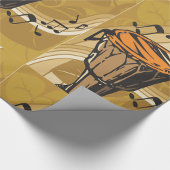 Cadeau Papier d'enveloppement du son de tambour