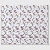 Cadeau Papier d'enveloppement du thème Mignonne sirène (Plat)