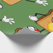 Cadeau Papier d'enveloppement du visage de toast