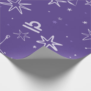 Cadeau Papier d'enveloppement du ziodiaque Libra
