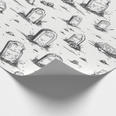 Cadeau Papier d'enveloppement Eerie Tombstone (Coin)