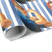 Cadeau Papier d'enveloppement électrique pour femmes (Coin rond)