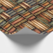 Cadeau Papier d'enveloppement élégant de la bibliothèque  (Coin)