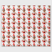 Cadeau Papier d'enveloppement Elf Matte de Noël (Plat)