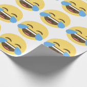Cadeau Papier d'enveloppement Emoji riant (Coin)