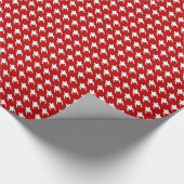 Cadeau Papier d'enveloppement en bois rouge (Coin)