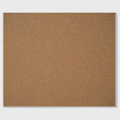 Cadeau Papier d'enveloppement en cuir Brown (Plat)
