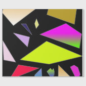 Cadeau Papier d'enveloppement en forme de néon (Plat)