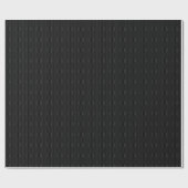 Cadeau Papier d'enveloppement en velours noir (Plat)