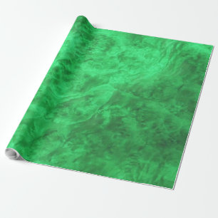 Cadeau Papier d'enveloppement en velours vert émeraude