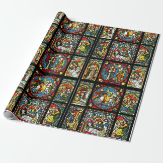 Cadeau Papier d'enveloppement en verre coloré