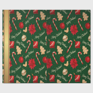 Cadeau Papier d'enveloppement Festive Joyeux Noël