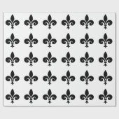 Cadeau Papier d'enveloppement Fleur De Lis (Plat)