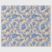 Cadeau Papier d'enveloppement Floral français (Plat)