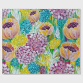 Cadeau Papier d'enveloppement floral Symphony Hydrangea P (Plat)