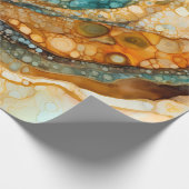 Cadeau Papier d'enveloppement Fossil Gem Ammonite (Coin)