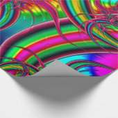 Cadeau Papier d'enveloppement Fractal Art 23 (Coin)