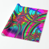 Cadeau Papier d'enveloppement Fractal Art 23 (Déroulé)