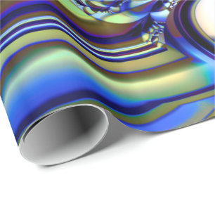 Cadeau Papier d'enveloppement Fractal Art 56
