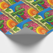 Cadeau Papier d'enveloppement géant du désert (Coin)