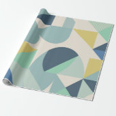 Cadeau papier d'enveloppement géométrique élégant (Déroulé)