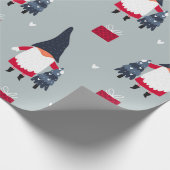 Cadeau Papier d'enveloppement Gnome de Noël mignon (Coin)