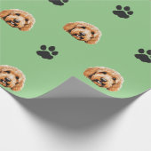 Cadeau Papier d'enveloppement Goldendoodle 3 (Coin)