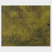 Cadeau Papier d'enveloppement Goth Damask Or Antique (Plat)