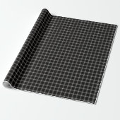 Cadeau Papier d'enveloppement gris noir (Déroulé)