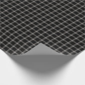Cadeau Papier d'enveloppement gris noir (Coin)