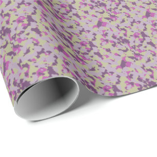 Cadeau Papier d'enveloppement HAMbWG - Camouflage violet