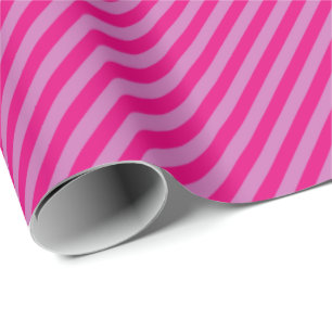 Cadeau Papier d'enveloppement HAMbWG - deux bandes roses 