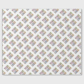 Cadeau Papier d'enveloppement haut de gamme avec logo per (Plat)