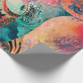 Cadeau Papier d'enveloppement Hippie Boho (Coin)