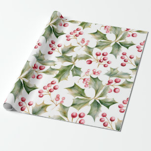 Cadeau Papier d'enveloppement Holly Berry !