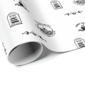 Cadeau Papier d'enveloppement inspiré ACOTAR (Coin rond)