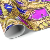 Cadeau Papier d'enveloppement inspiré des palais perses (Coin rond)