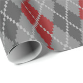 Cadeau Papier d'enveloppement Jacquard cendres et membres (Coin rond)